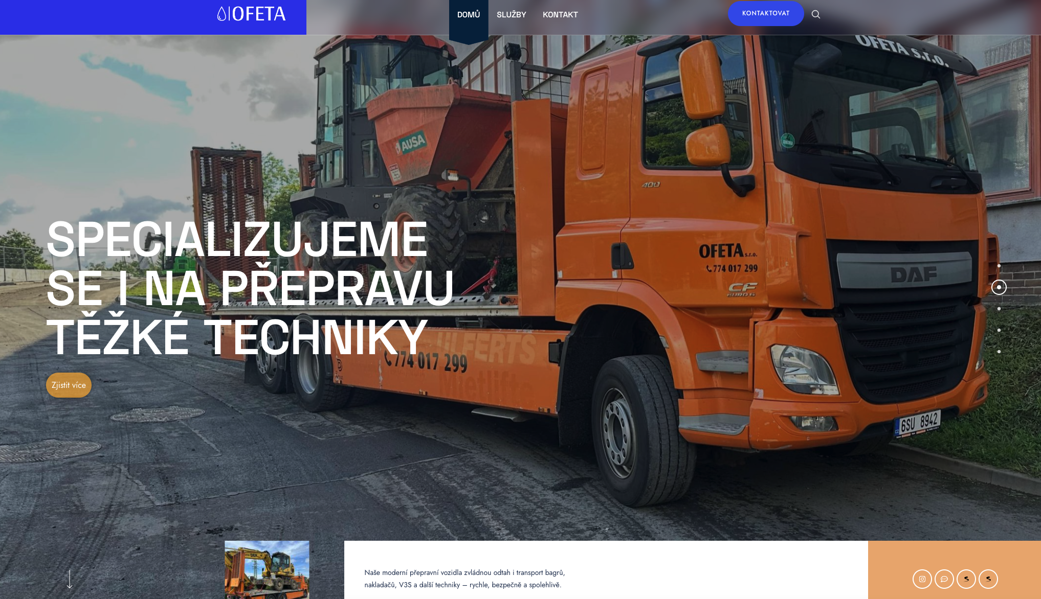 Ofeta – firemní web a IT správa